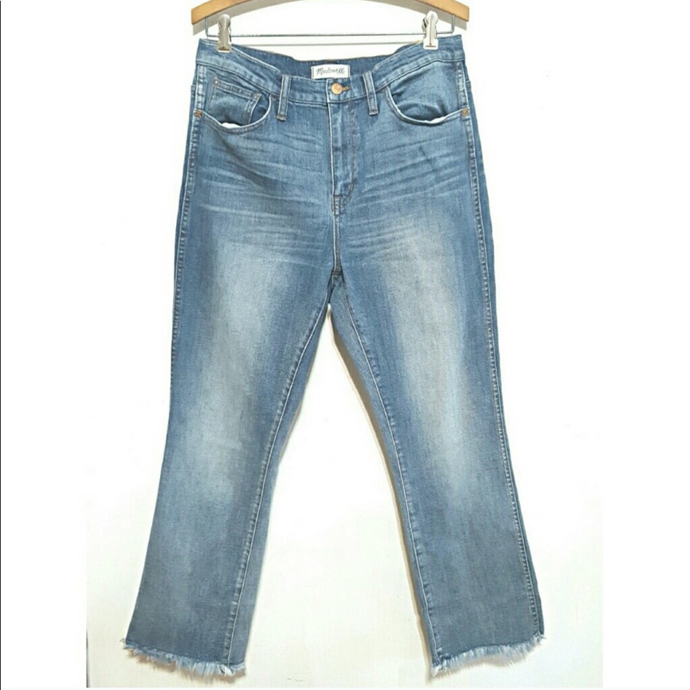 Madewell highriser Demi boot jeans